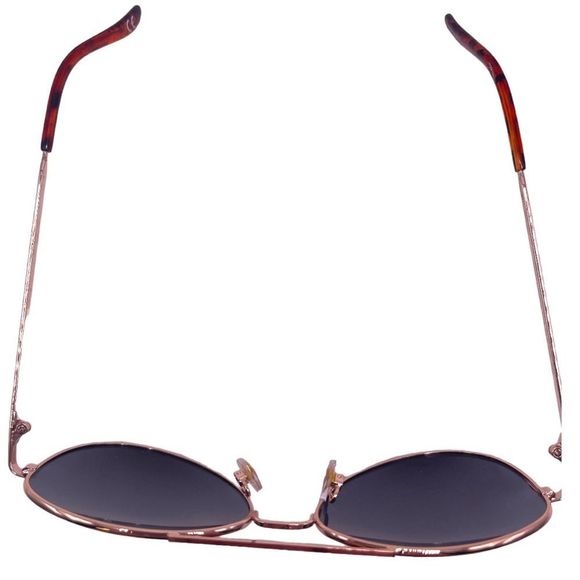 Gold Polarized Aviators Gray Lenses NS0281 Danny GLD POL DIS - Picture 6 of 7